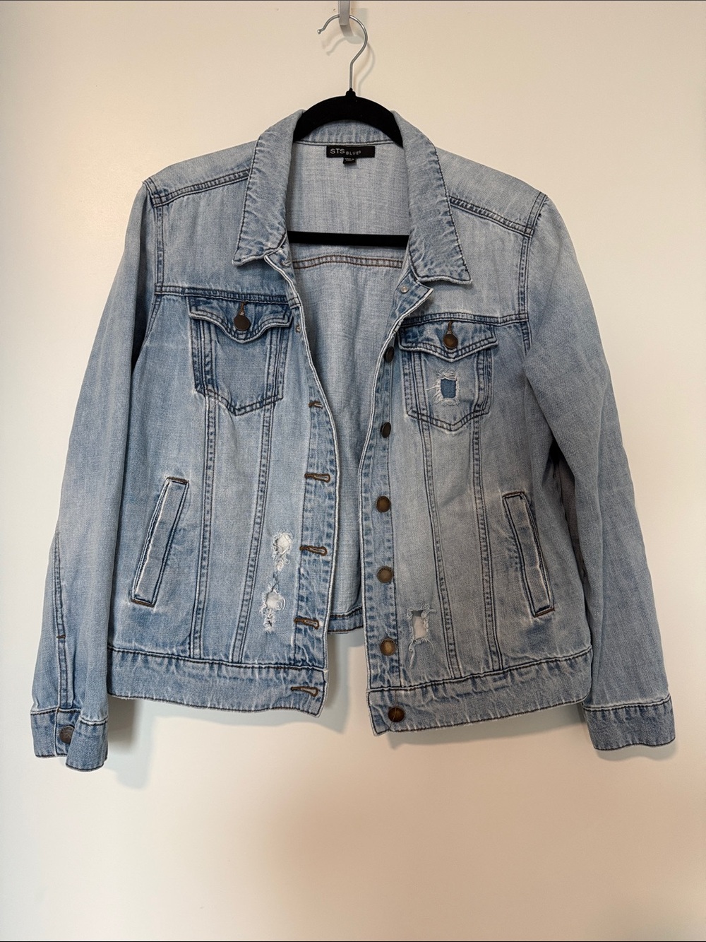 STS Blue Faded Light Blue Jean Jacket